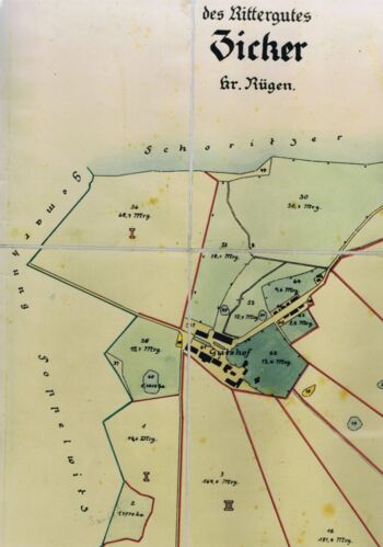 Rittergut-Zicker Rügen-Flurkarte-1925-718x1024